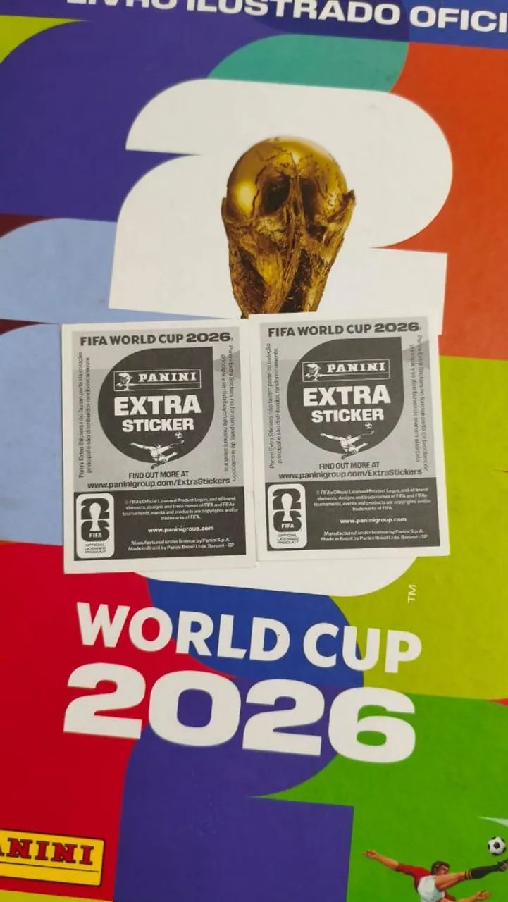 Vendo figurinha extra ouro da copa  - Foto 2