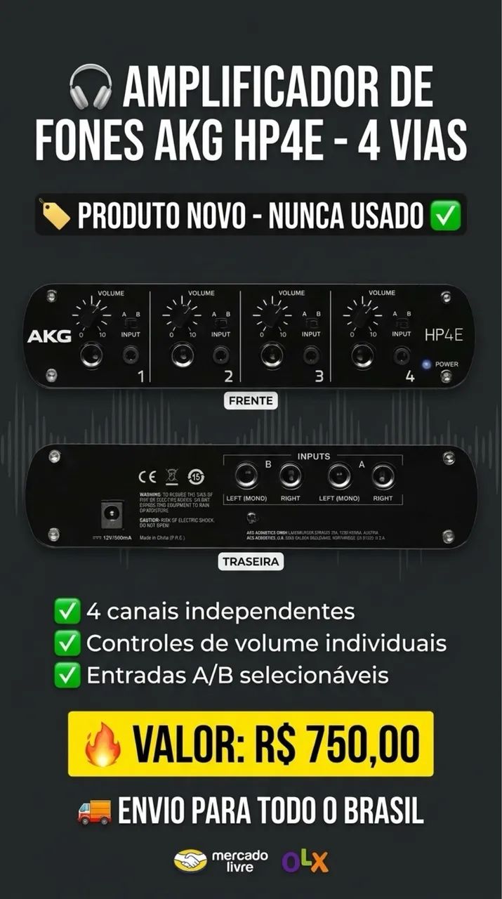 Amplificador fone  - Foto 2