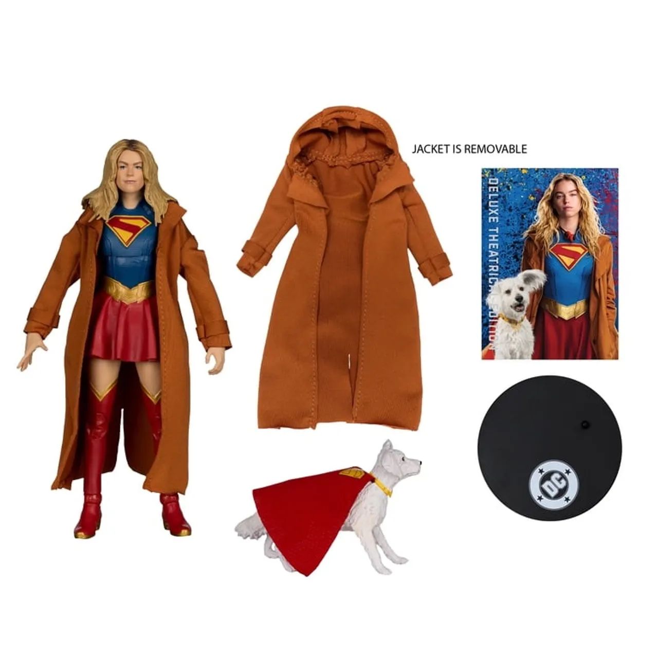 Mcfarlane toys supergirl & krypto dc multiverse  - Foto 2