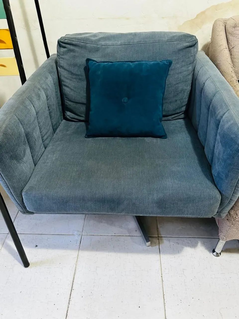 Poltrona Azul Confortável  - Foto 3