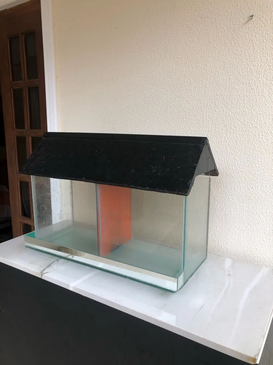 Aquário 40 litros, com divisória no meio - Foto 5