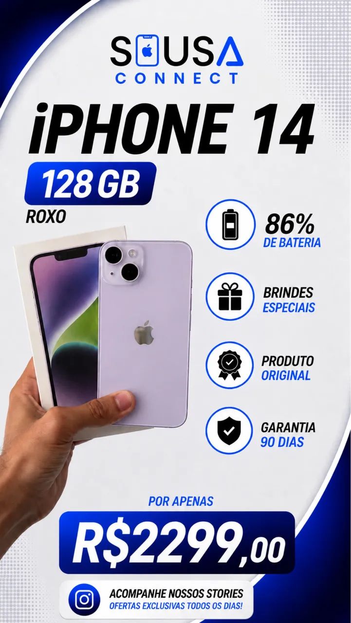 IPhone 14 128GB SEMINOVO ?