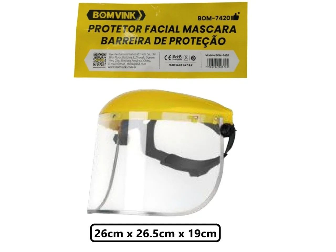 Máscara Protetor e Barreira Facial  BomVink