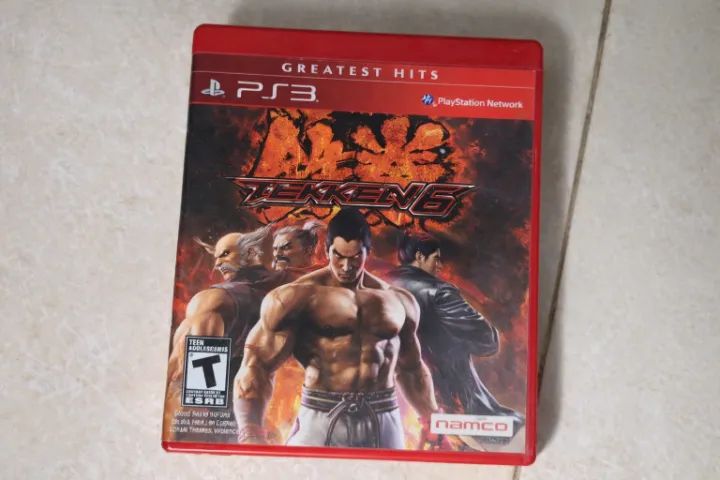 tekken 6 - playstation 3 - original com midia e manuais