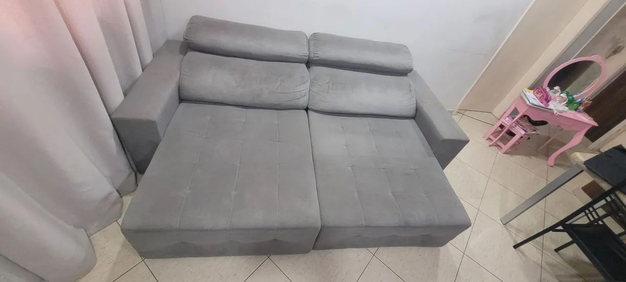 Sofá retrátil e reclinável 2.50m  - Foto 3