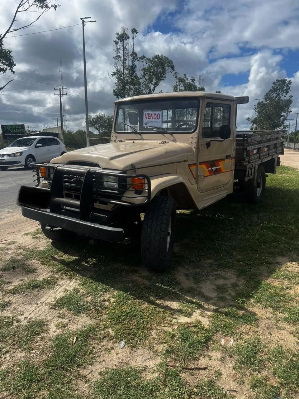Toyota Band.Picape CD 2P Chassi Longo Diesel 1989