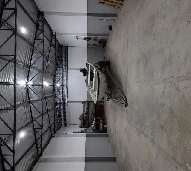 barco de aluminio com motor