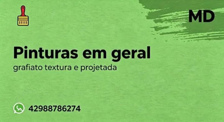 Pinturas em geral