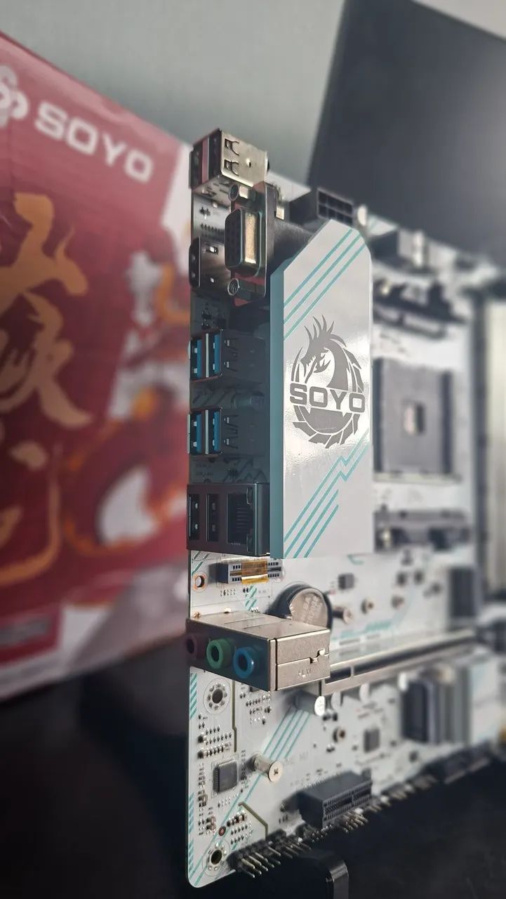 Placa mãe AM4 - B550M Soyo Branca - Foto 4
