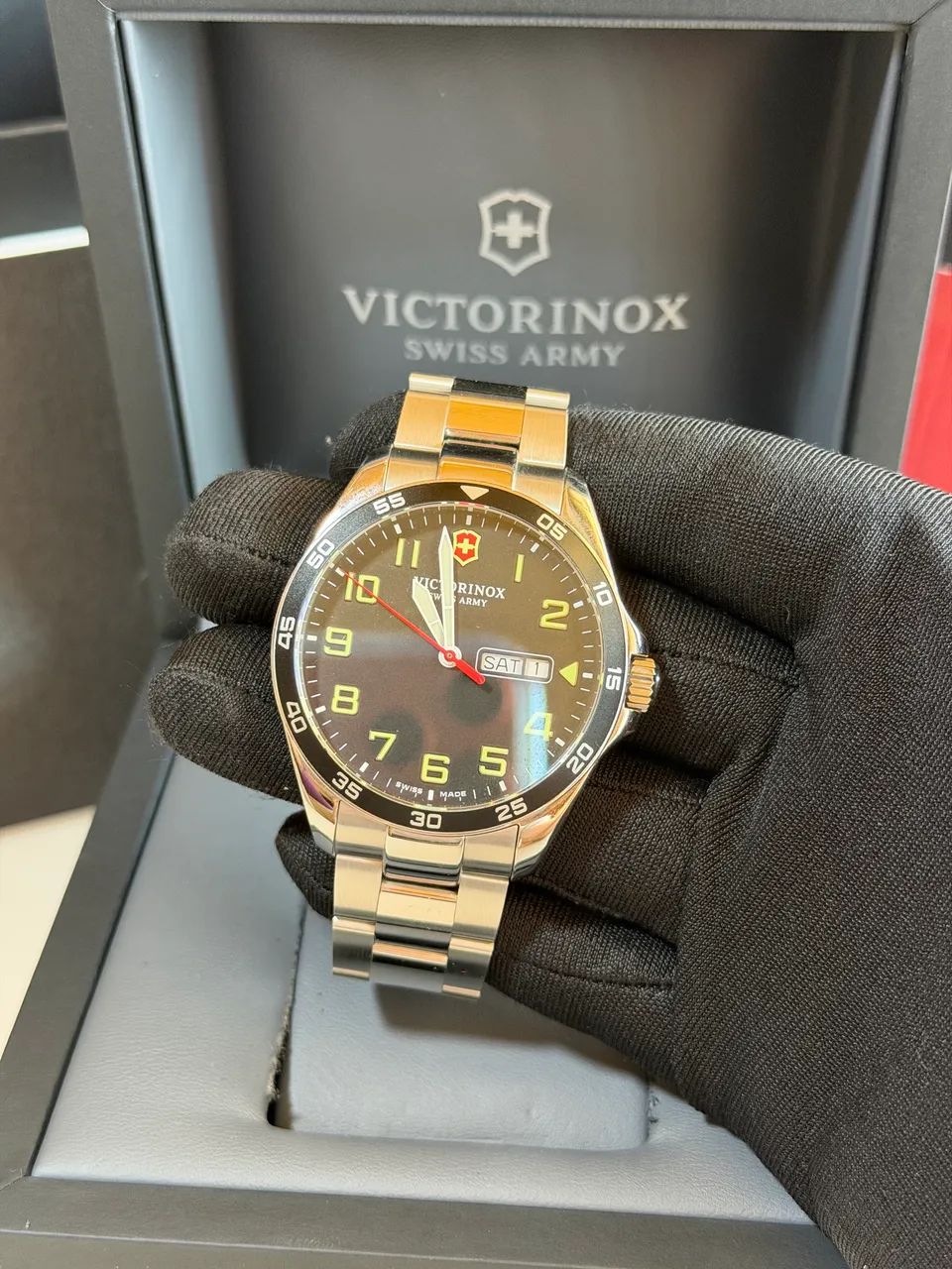 Relógio Victorinox Fieldforce usado - Foto 5