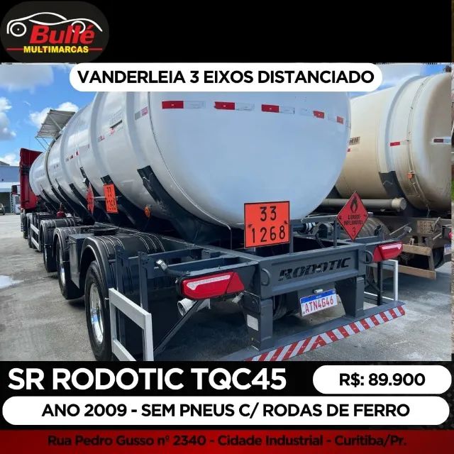 CARRETA TANQUE SR/ RODOTIC TQC45 - VANDERLEIA -AN0 2009 - Foto 4