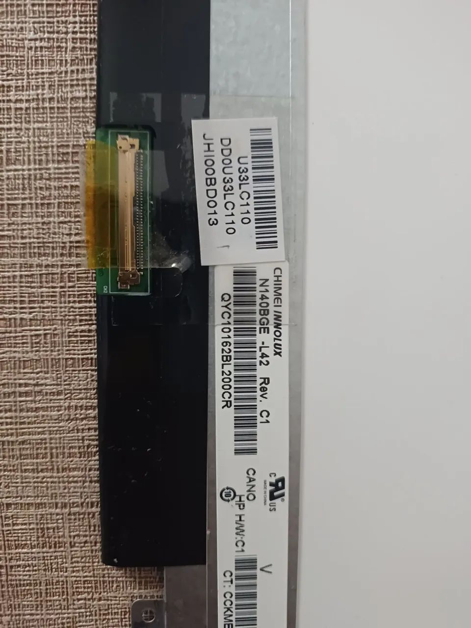 Tela led slim 14 polegadas 40 pinos - Foto 3