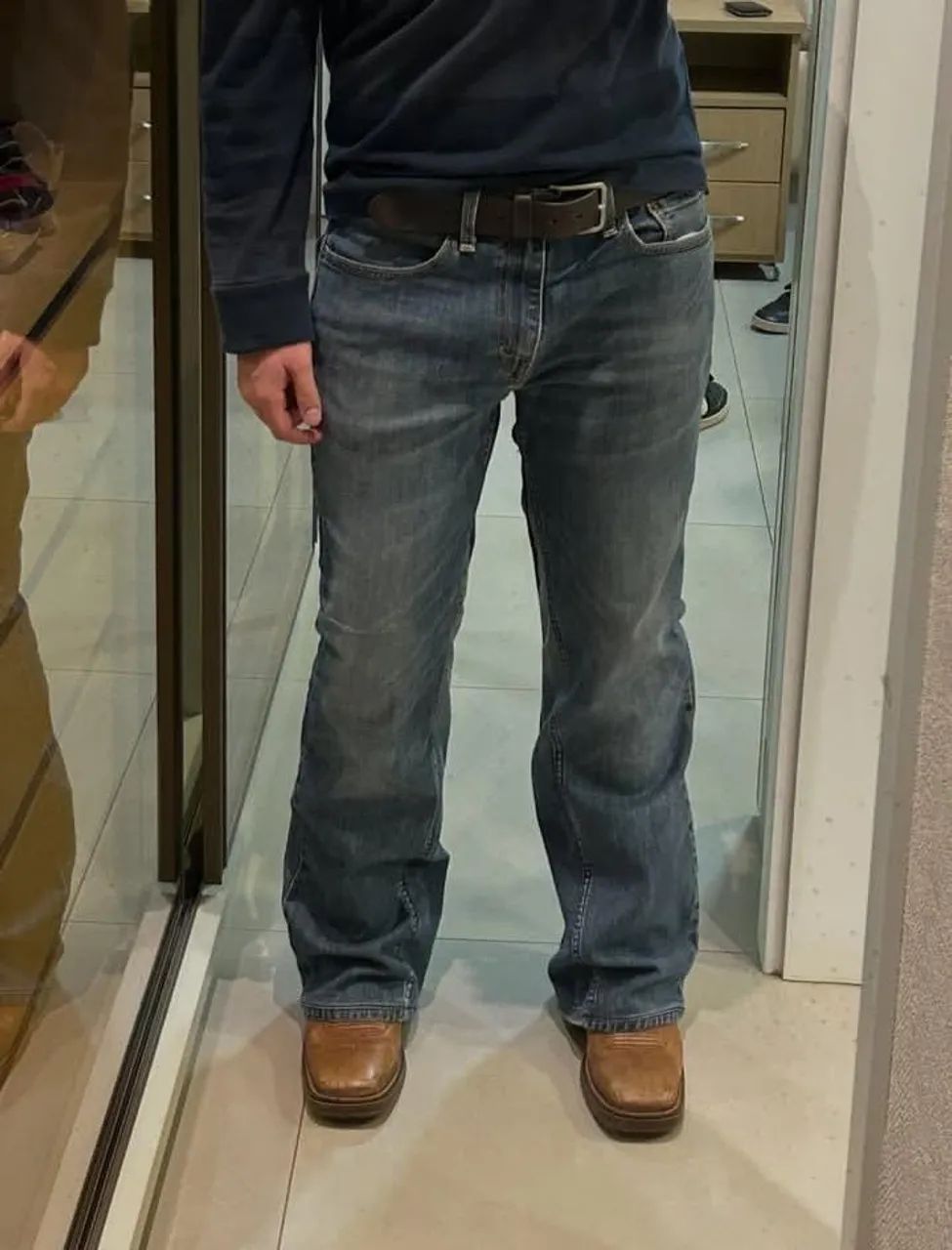 Calça jean Levis bootcut custom - Foto 2