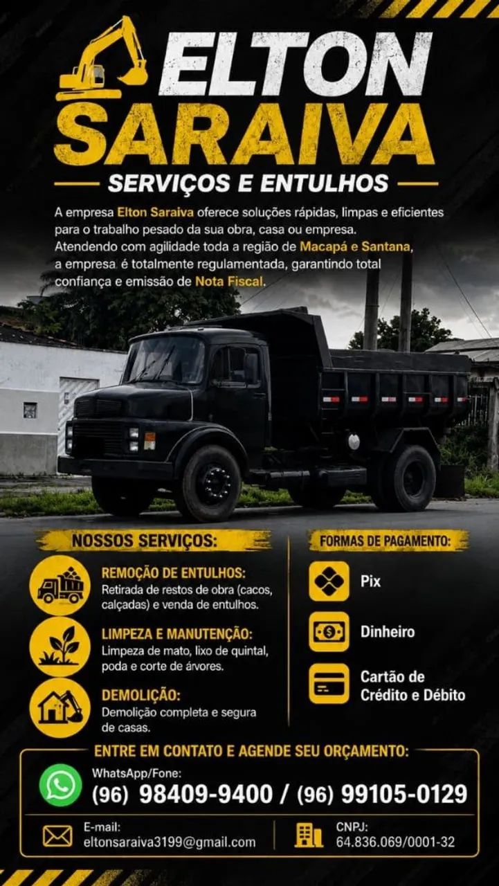 Retiradas de entulhos 