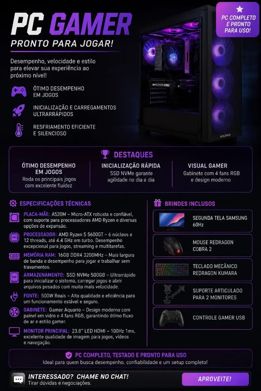 PC GAMER COMPLETO - Foto 2