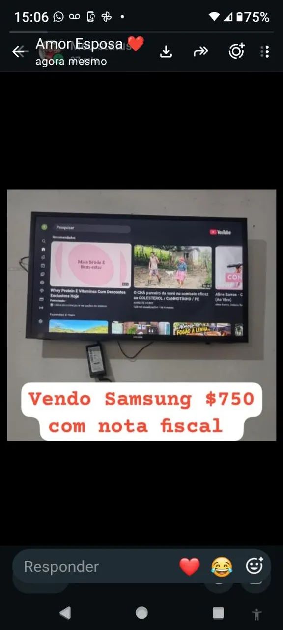Vendo tv 32 polegadas Samsung  - Foto 2