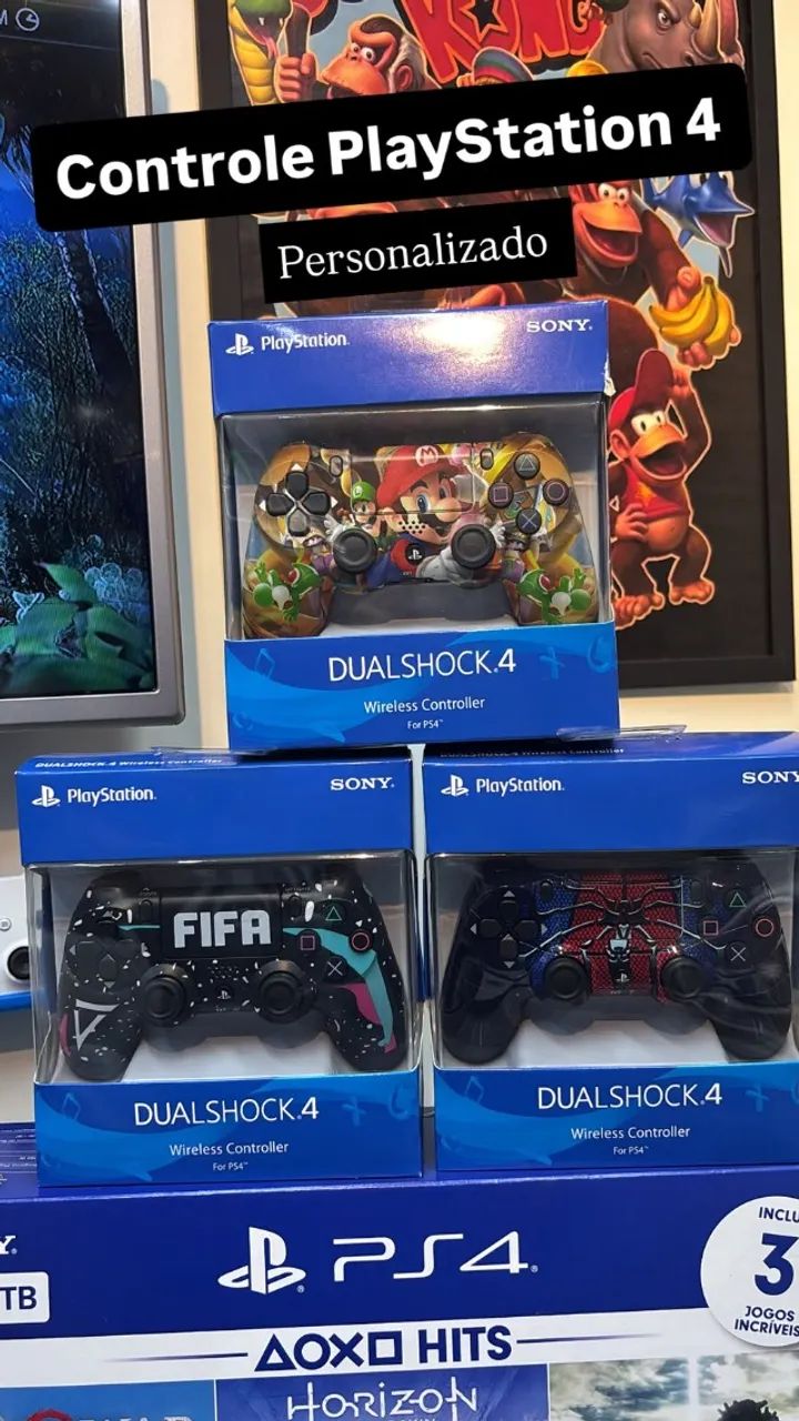 CONTROLE PS4 PERSONALIZADO