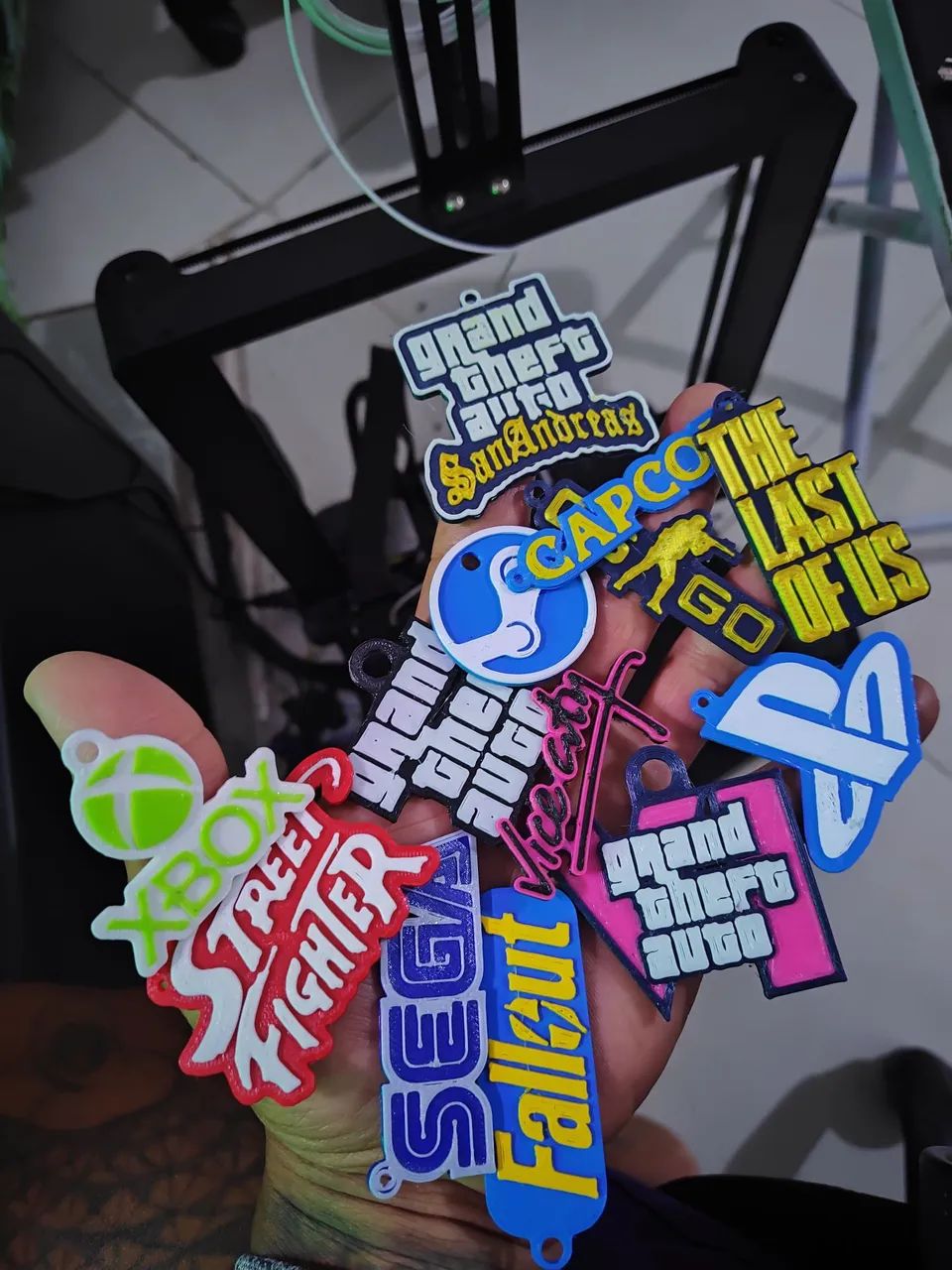 Chaveiro gamer 3d  - Foto 2