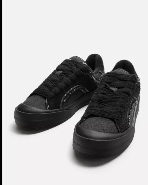 Zara tênis denim skate (usado 2x) - Foto 2