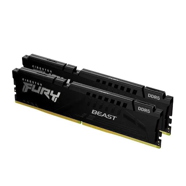 Furry Kingston, sem RGB, 64G DDR5, 2 x 32,  5200 MHz - Foto 2