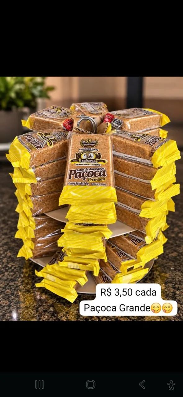 Paçoca Caseira No Espeto