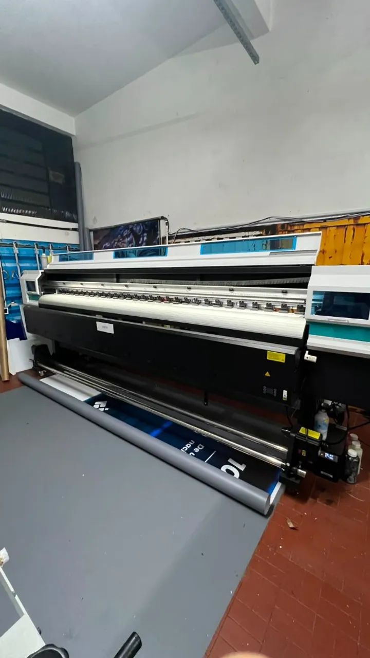 Plotter impressão solvente 3,20 2 cabeças  I1600 - Foto 3