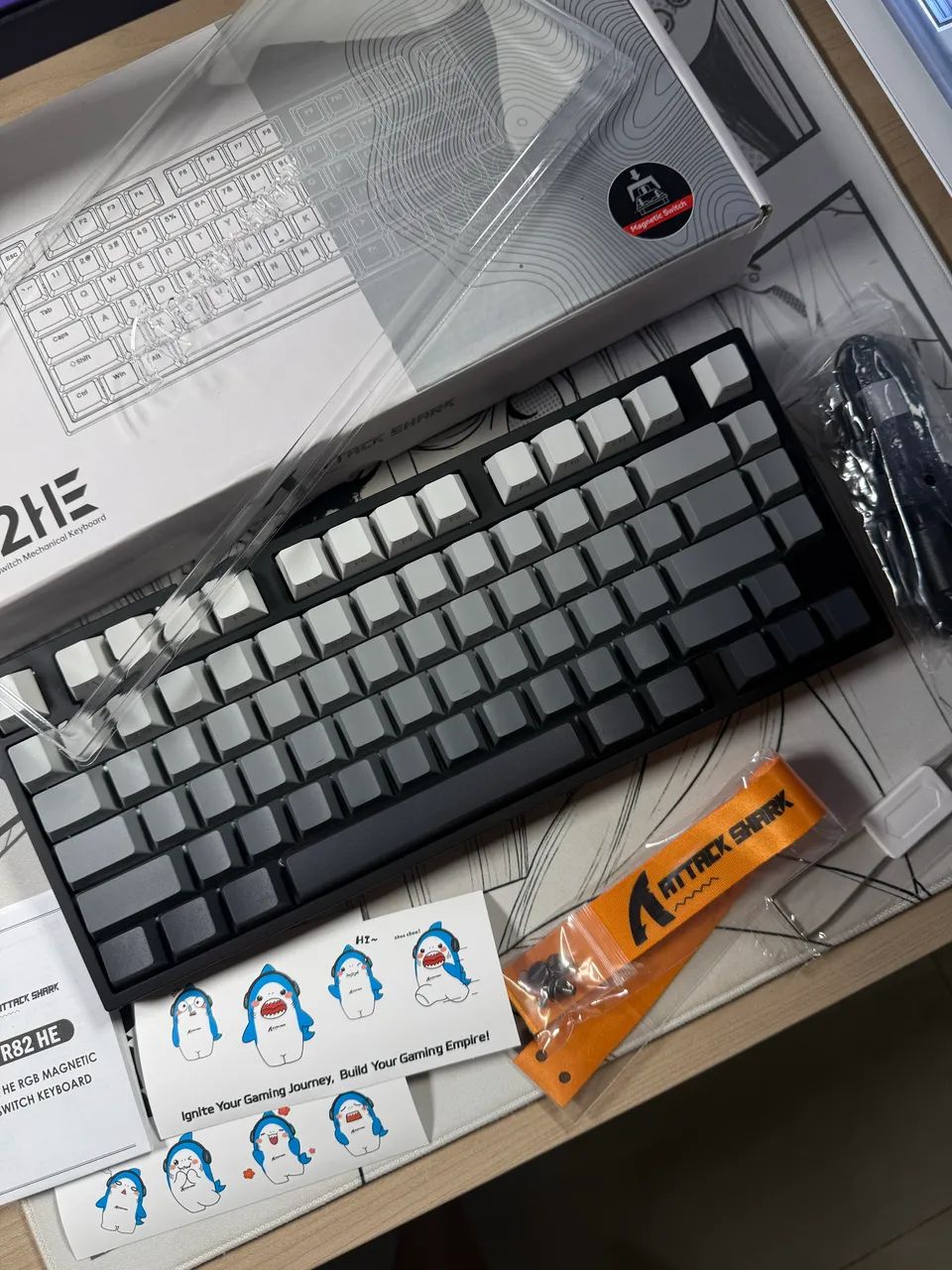 Teclado Magnético Attack Shark R82 HE - Foto 3