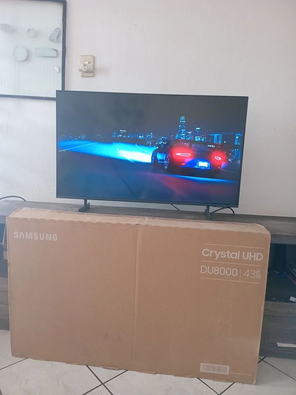 Tv Samsung 4k crystal 43 polegadas - Foto 2