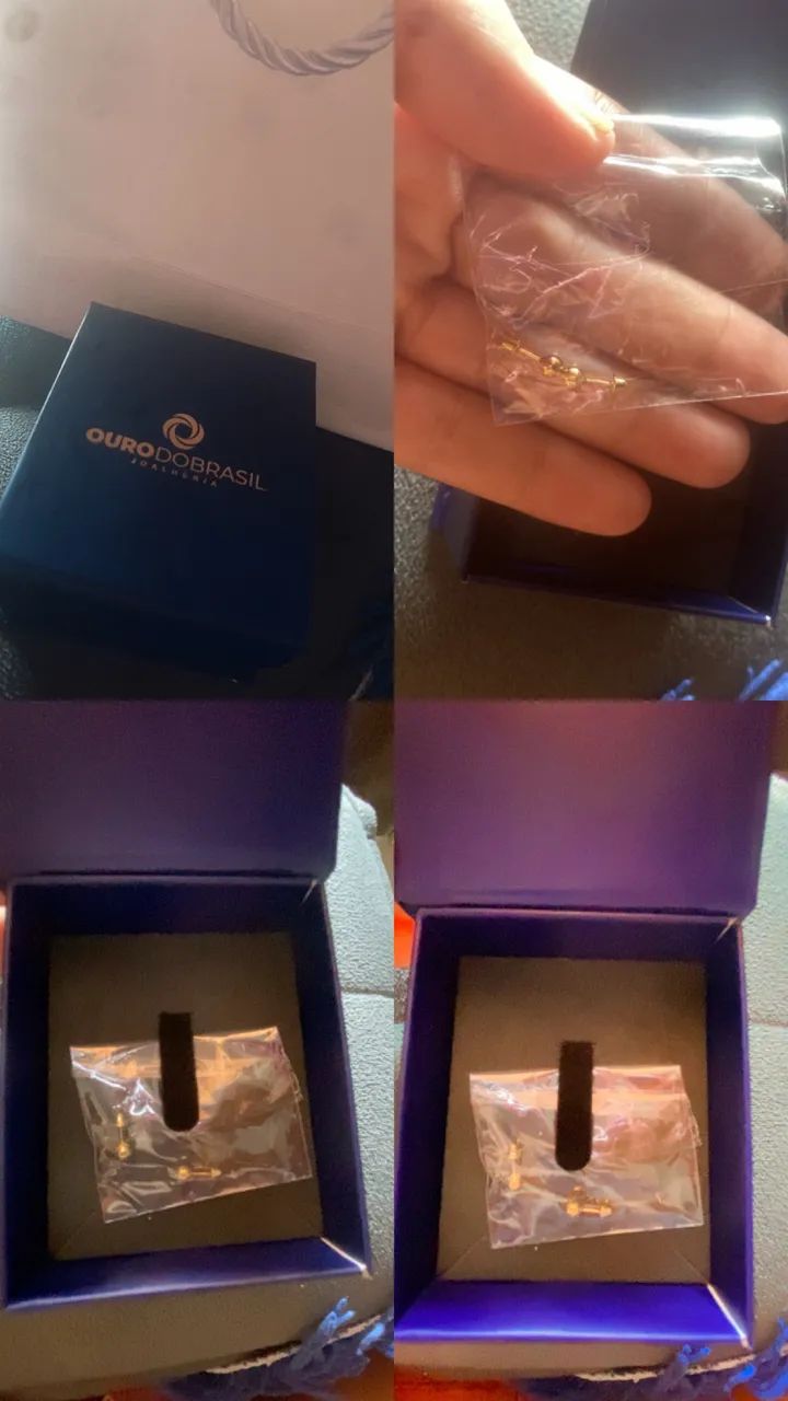 Brinco de ouro 18k
