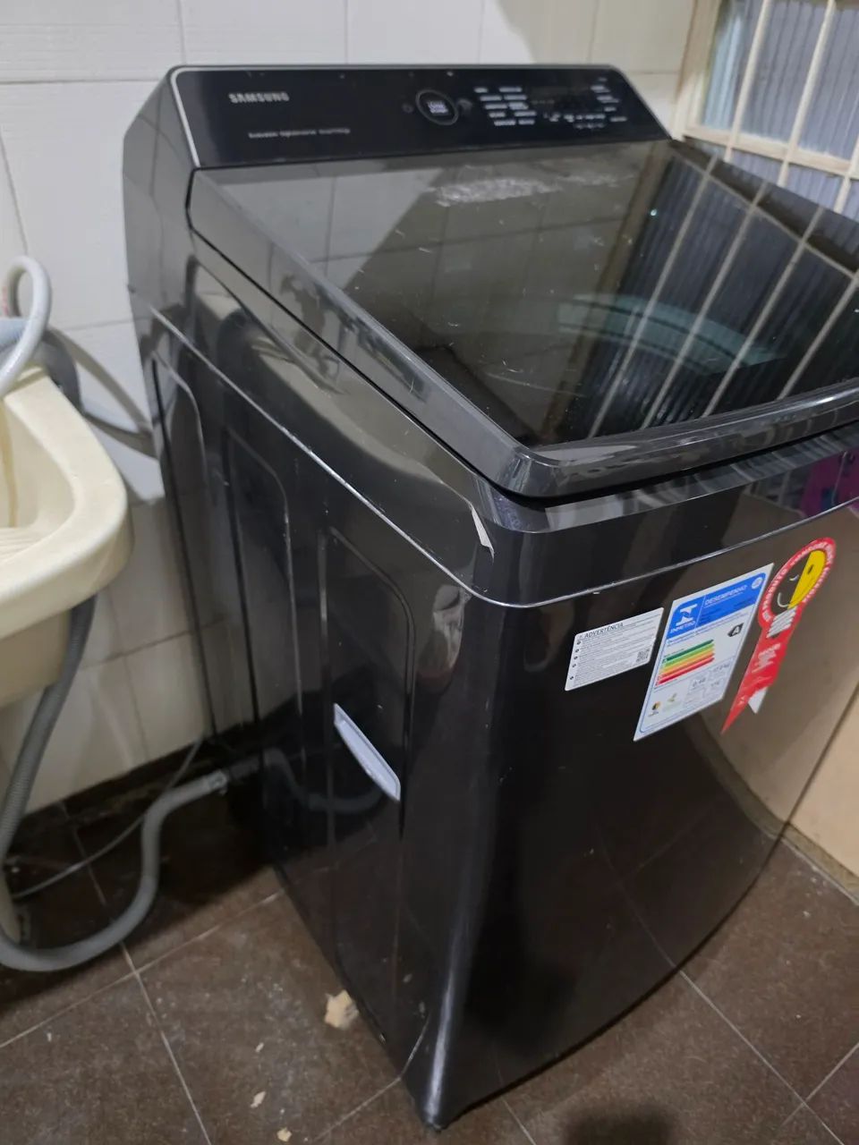 Lava roupas samsung 17 KG black - Foto 6