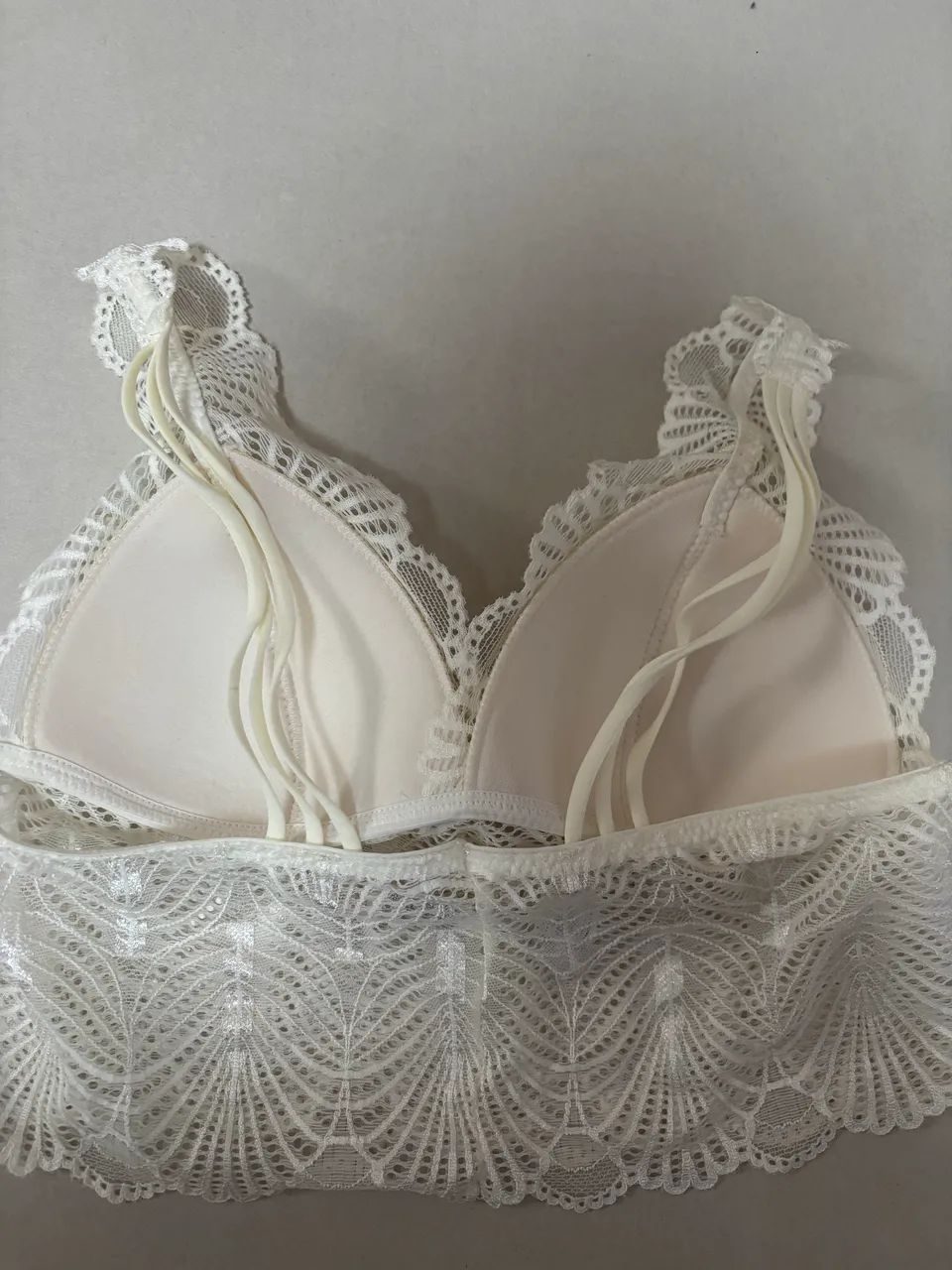 Top renda novo branco com etiqueta  - Foto 3