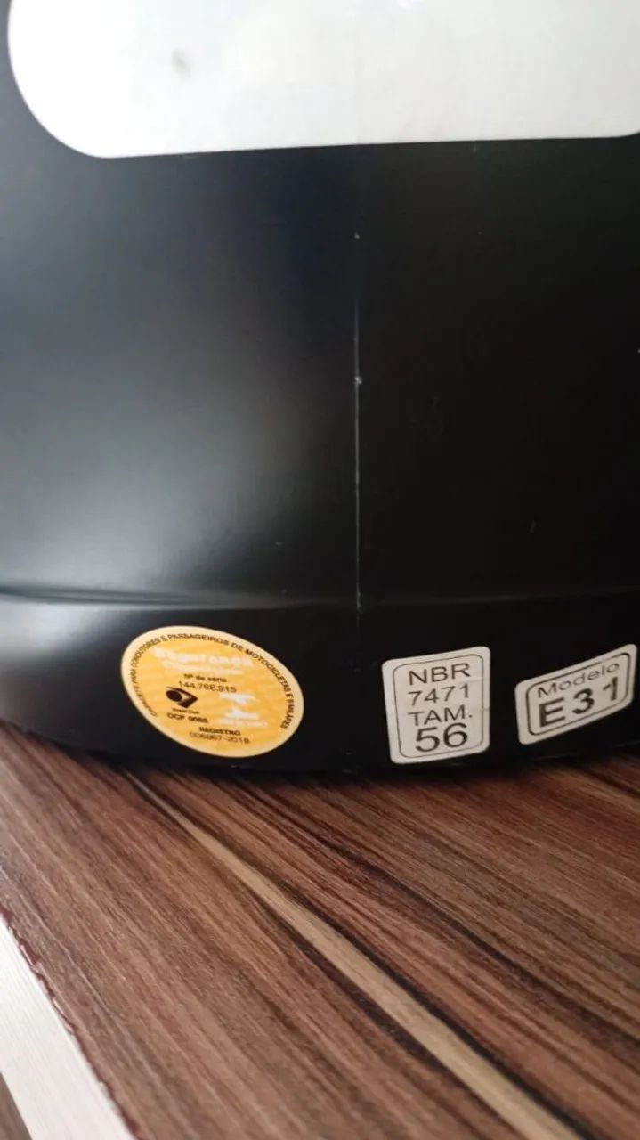 Capacete novo de moto tam 56  - Foto 3