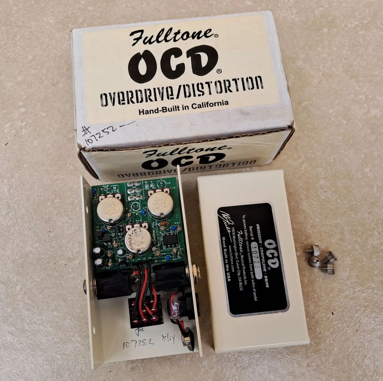 Pedal Fulltone OCD v 1.4 com Caixa e Tag - Instrumentos musicais