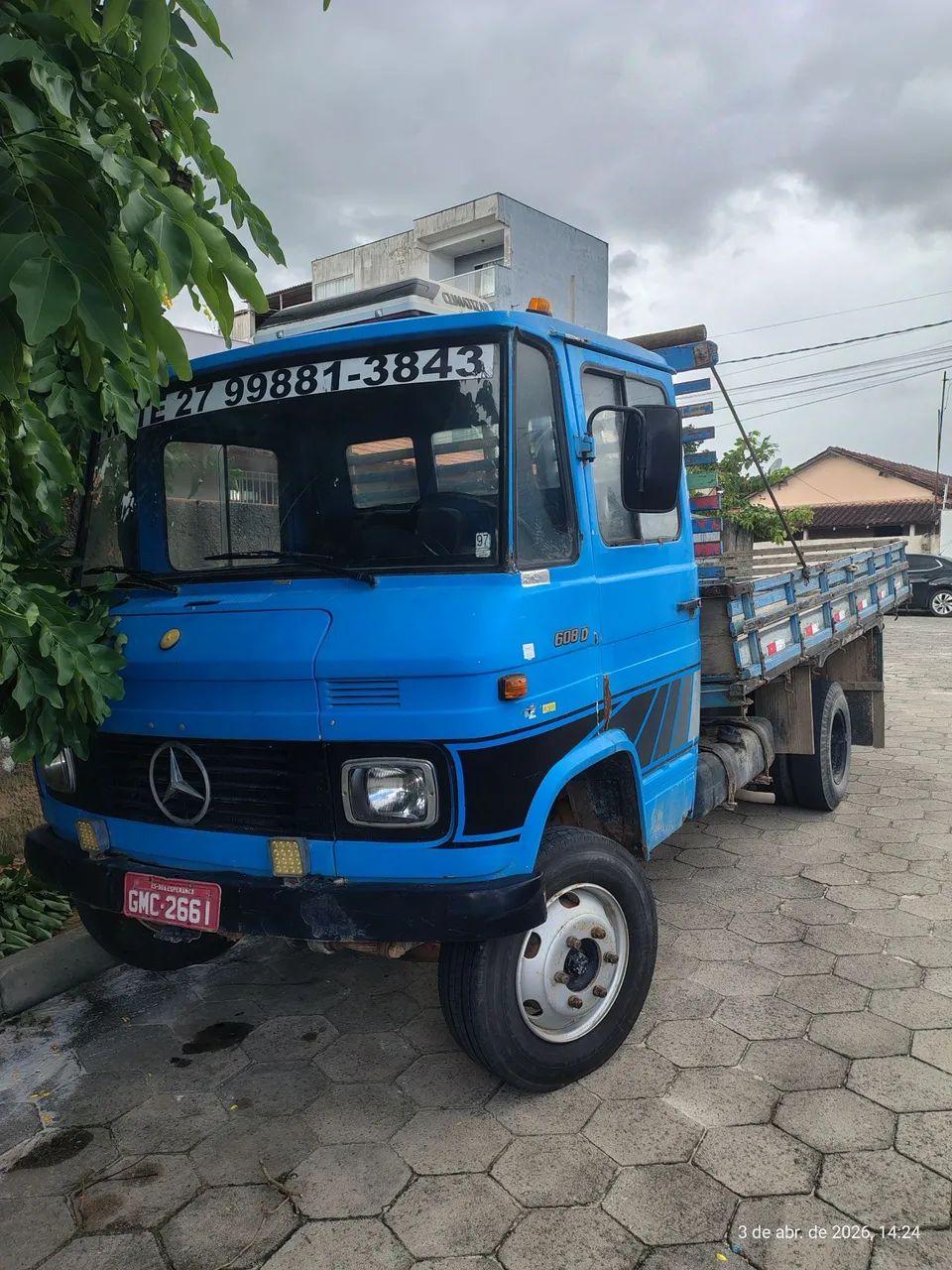 MB 608D freio a ar 