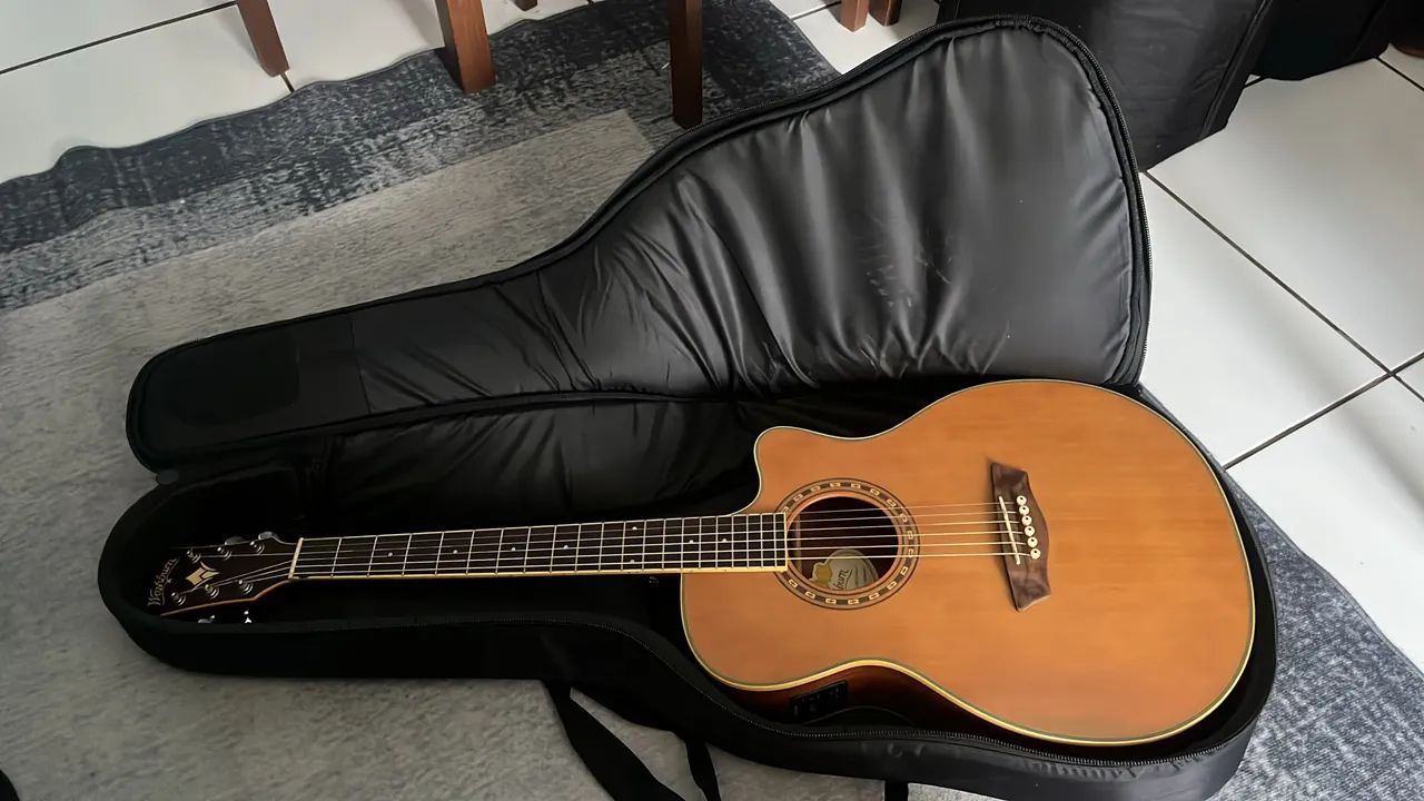 Violão Washburn Aço em Estado de Zero! - Foto 2