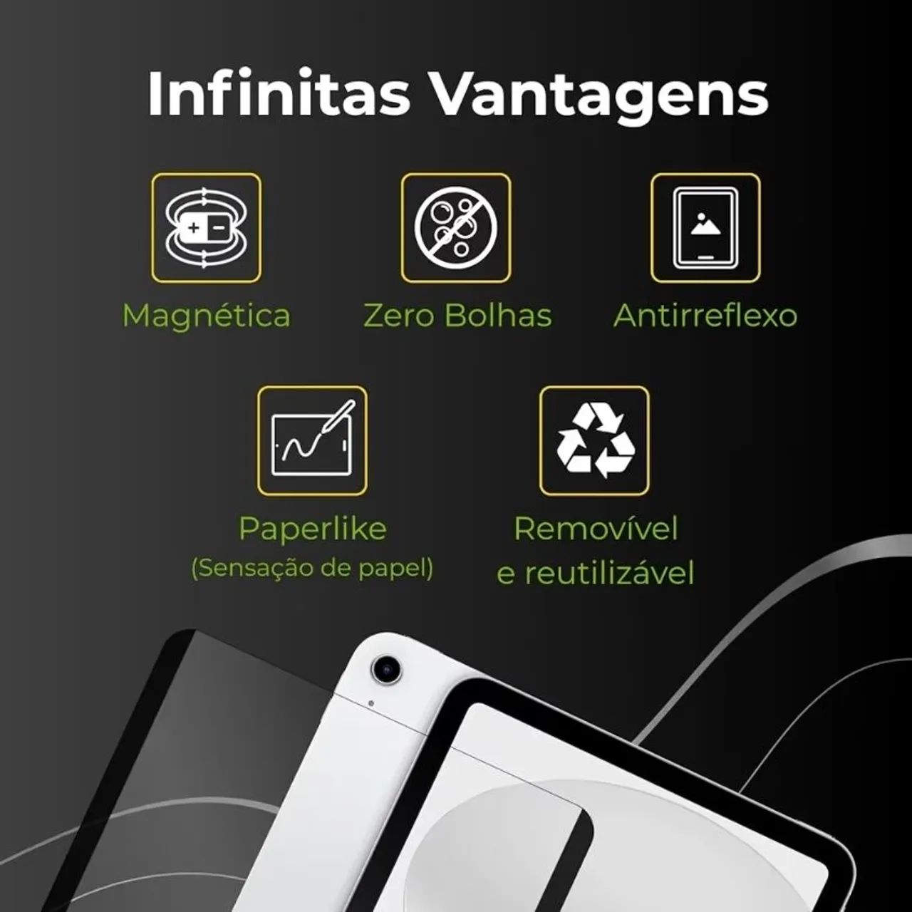 Película Magnética Paperlike para iPad 10ª e Ipad 11ª geração - Foto 3