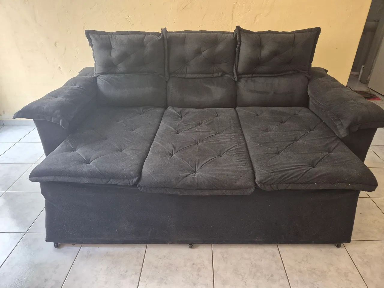 Sofa retrátil 3 lugares - Foto 3