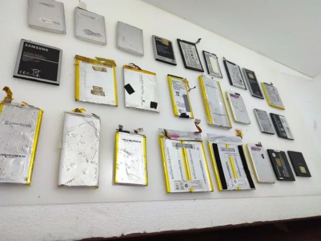 lote baterias celular e tablet usadas litio  - Foto 4