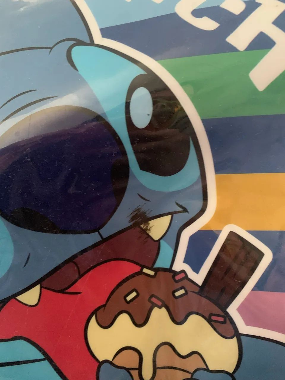 Mochila Escolar Stitch com Rodinhas - Usada | Ótimo Preço - Foto 5