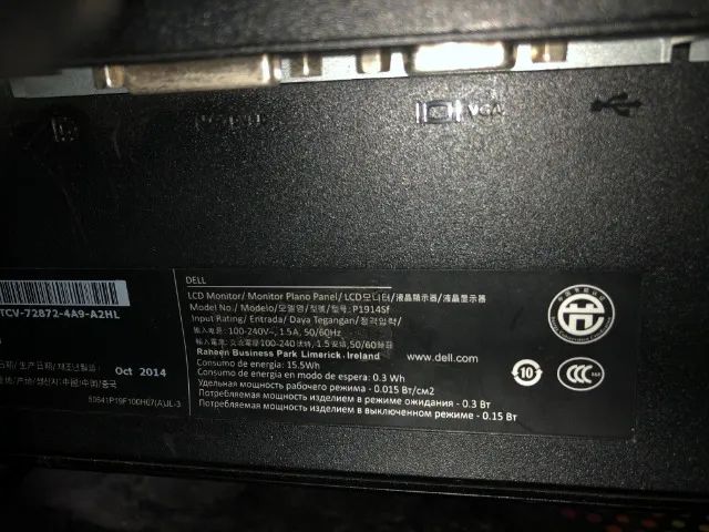 Monitor Dell modelo P1914SF 19 polegadas [É somente venda...]   - Foto 5