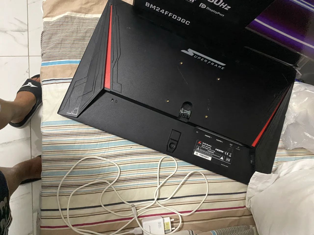 Monitor superframe 165 hz Ips com defeito  - Foto 3