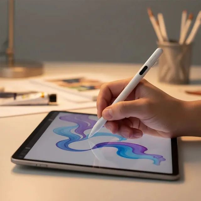 Caneta Stylus Capacitiva USB-C para Uso com iPad Lacrado - Foto 4