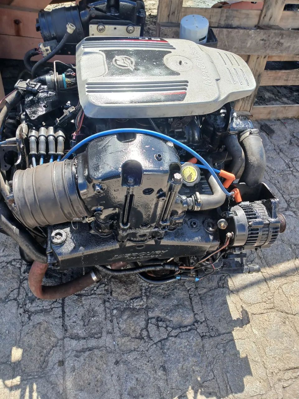 Motor mercury 5.0 com rabeta bravo tree - Foto 4