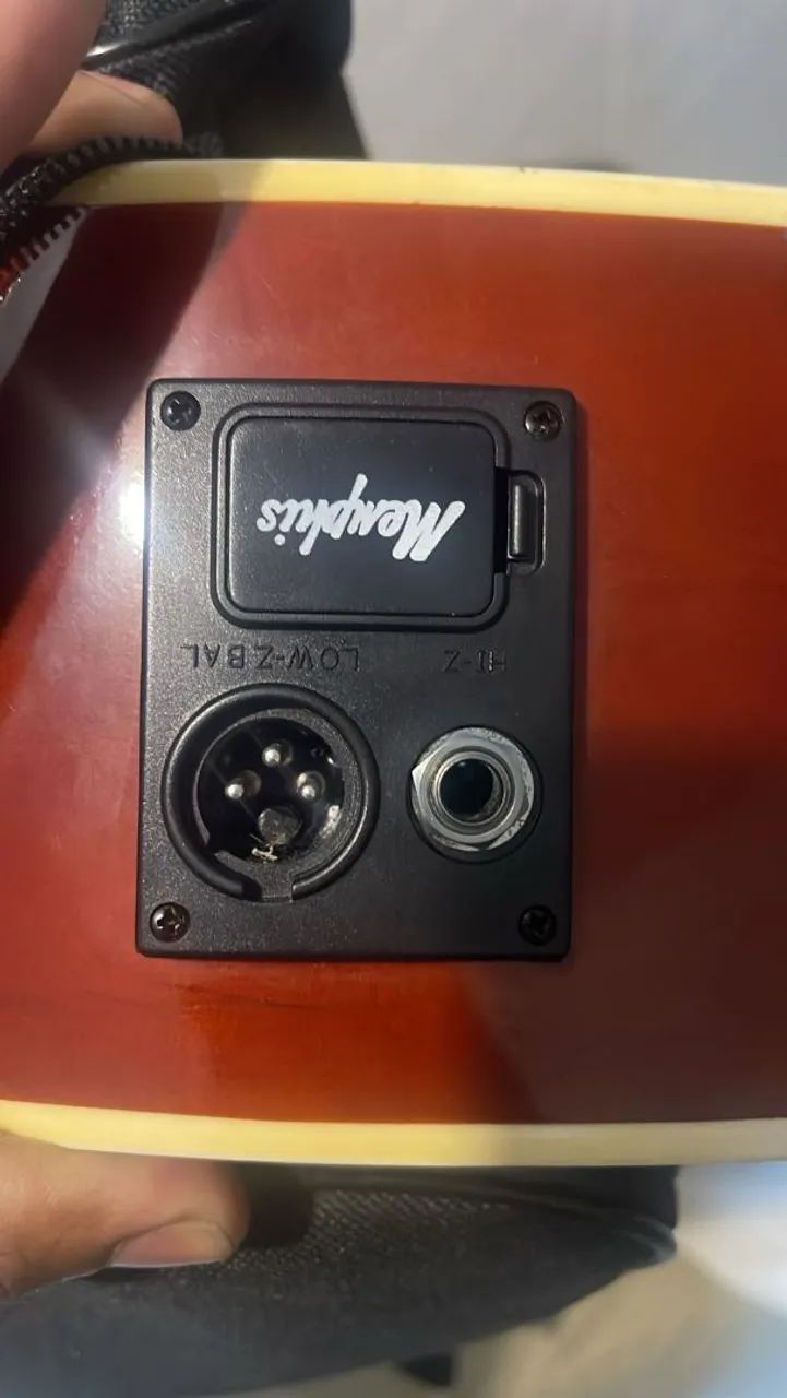 Violão Menphys Tagima elétrico + Capa  (usado ) 