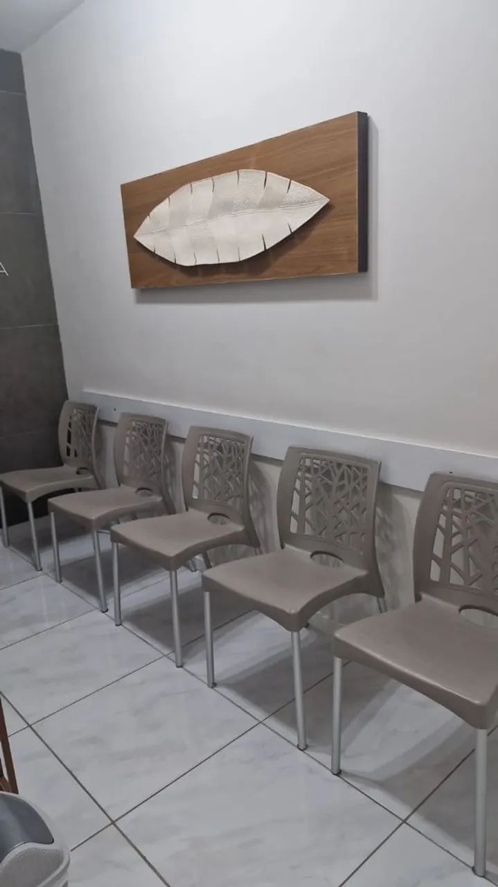 5 Cadeiras Cinza