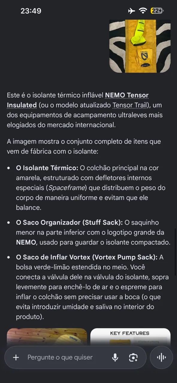 Colchão inflável para camping IMPORTADO  - Foto 3