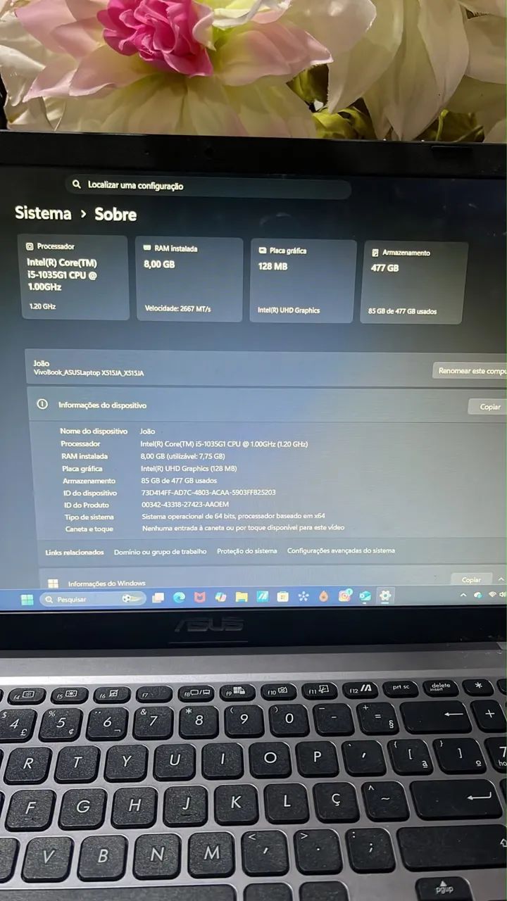 notebook snsv intel core i5  