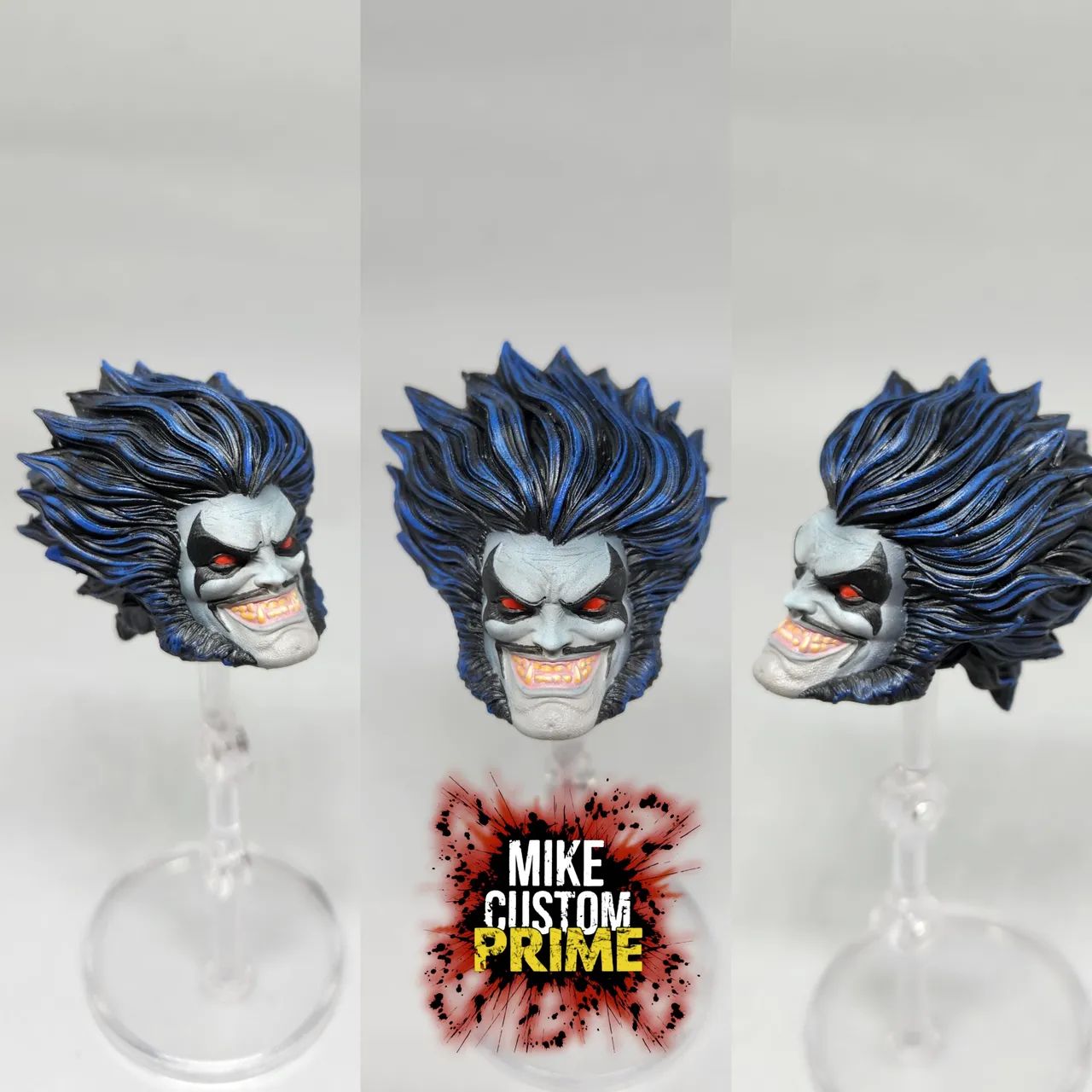 Head custom lobo padrão mcfarlane toys 