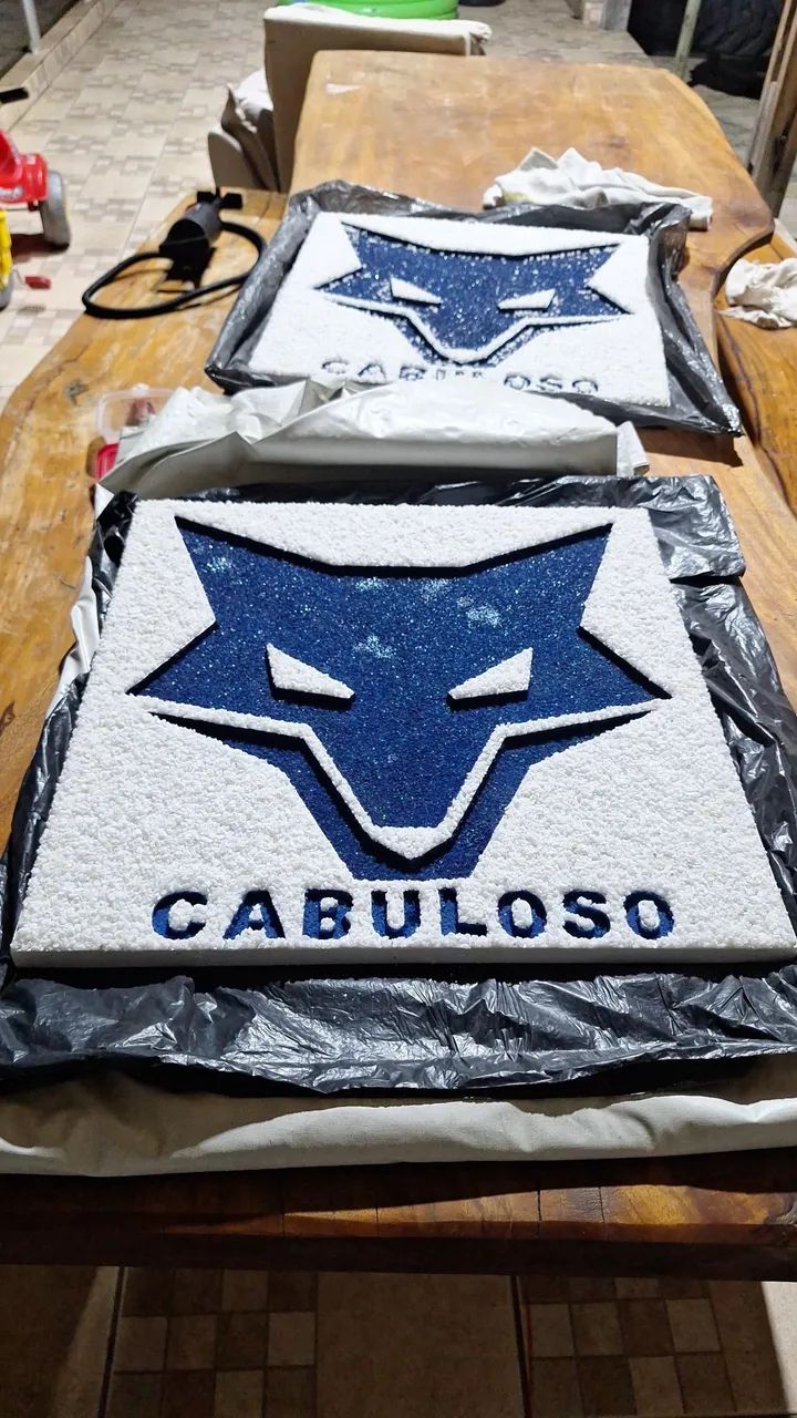 Placa gesso galo e cruzeiro  - Foto 3