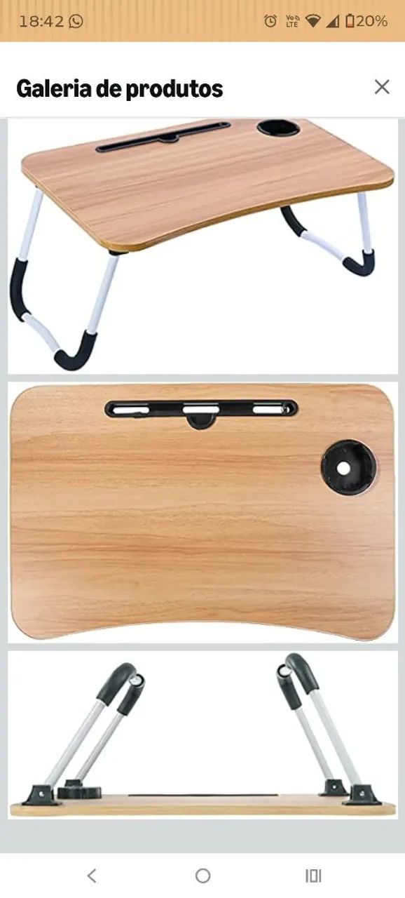 Mesa portátil para notebook  - Foto 4